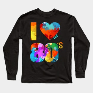 I Love 80´s Long Sleeve T-Shirt